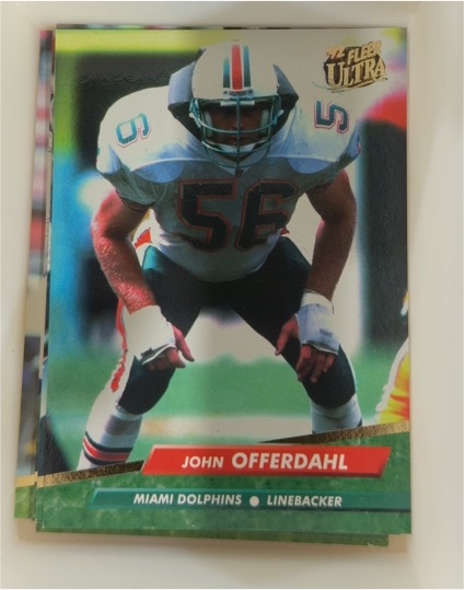 1992 Fleer Ultra #224 John Offerdahl — front