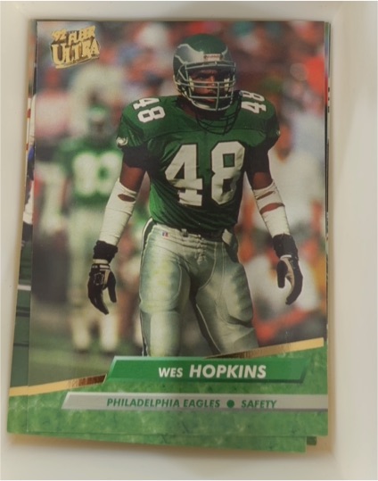 1992 Fleer Ultra #308 Wes Hopkins — front