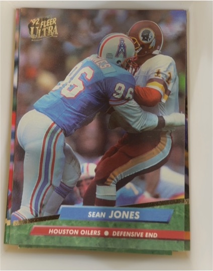 1992 Fleer Ultra #146 Sean Jones Houston Oilers — front