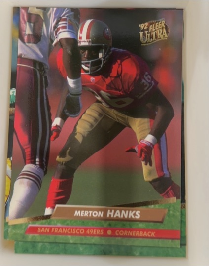 1992 Fleer Ultra #363 Merton Hanks — front