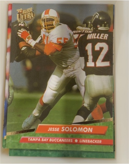 1992 Fleer Ultra #395 Jesse Solomon — front
