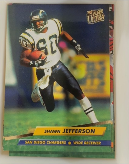 1992 Fleer Ultra #348 Shawn Jefferson — front