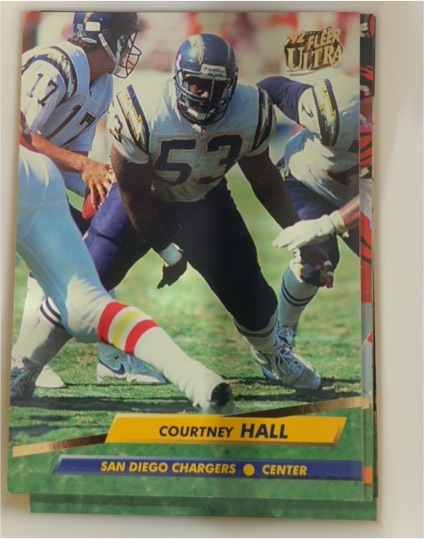 1992 Fleer Ultra #346 Courtney Hall — front