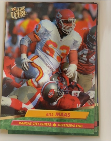 1992 Fleer Ultra #172 Bill Maas — front