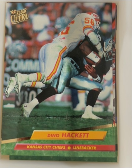 1992 Fleer Ultra #170 Dino Hackett — front