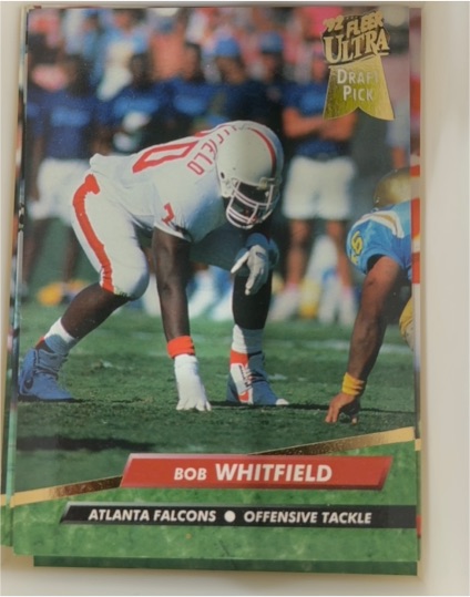 1992 Fleer Ultra #445 Bob Whitfield — front