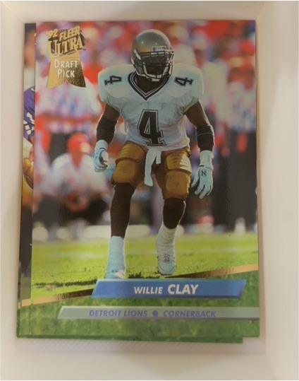 1992 Fleer Ultra #421 Willie Clay — front