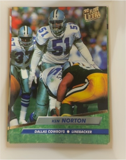 1992 Fleer Ultra #86 Ken Norton — front