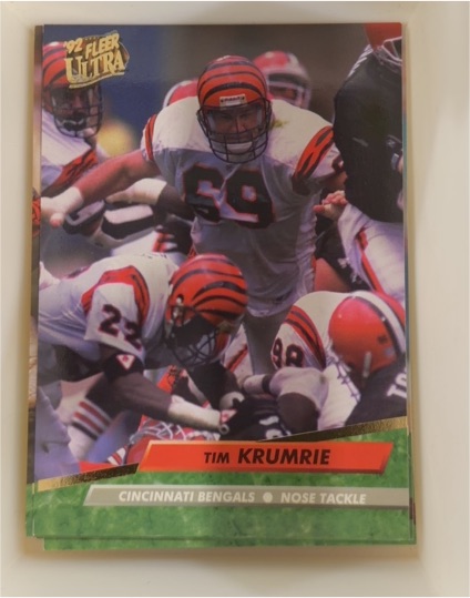 1992 Fleer Ultra #59 Tim Krumrie — front