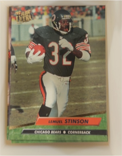 1992 Fleer Ultra #48 Lemuel Stinson — front