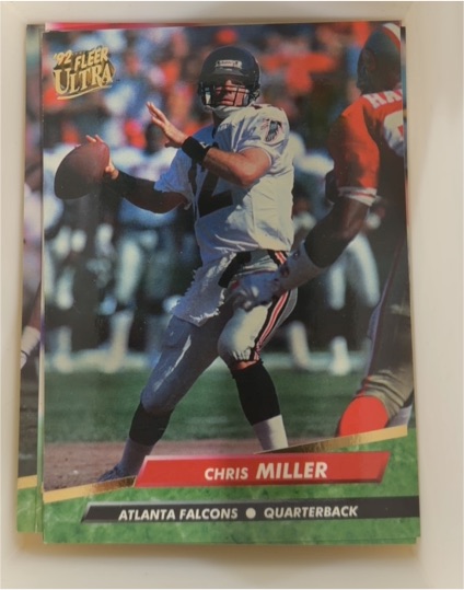 1992 Fleer Ultra #12 Chris Miller — front