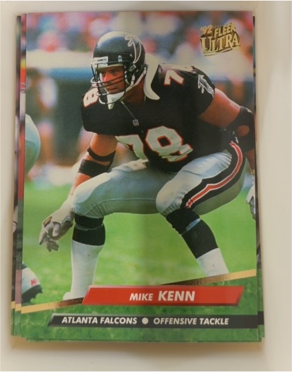 1992 Fleer Ultra #10 Mike Kenn — front