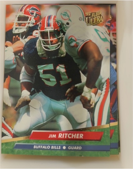 1992 Fleer Ultra #27 Jim Ritcher — front