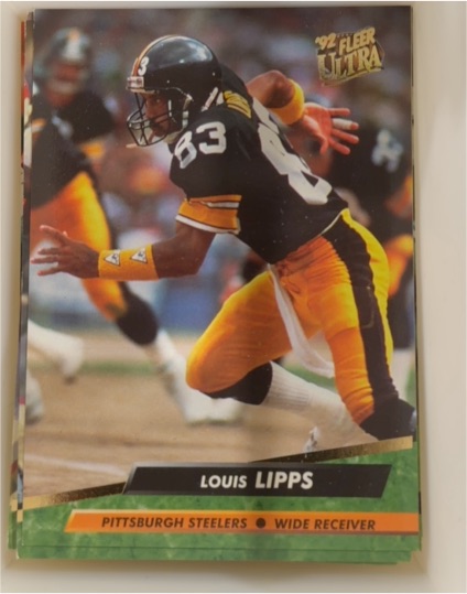 1992 Fleer Ultra #336 Louis Lipps — front