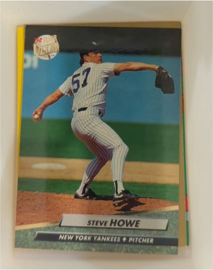 1992 Fleer Ultra #408 Steve Howe — front