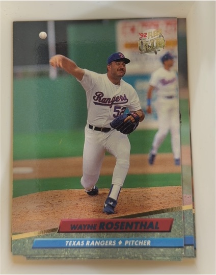 1992 Fleer Ultra #446 Wayne Rosenthal — front