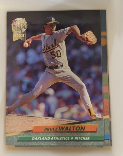 1992 Fleer Ultra #428 Bruce Walton — front