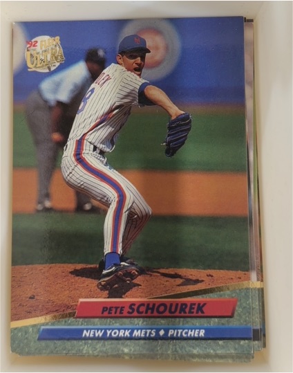 1992 Fleer Ultra #539 Pete Schourek — front