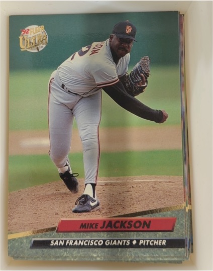 1992 Fleer Ultra #590 Mike Jackson — front
