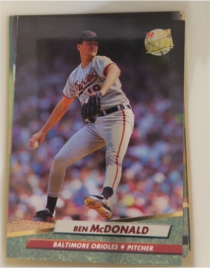 1992 Fleer Ultra #303 Ben McDonald — front