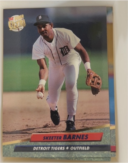 1992 Fleer Ultra #358 Skeeter Barnes — front