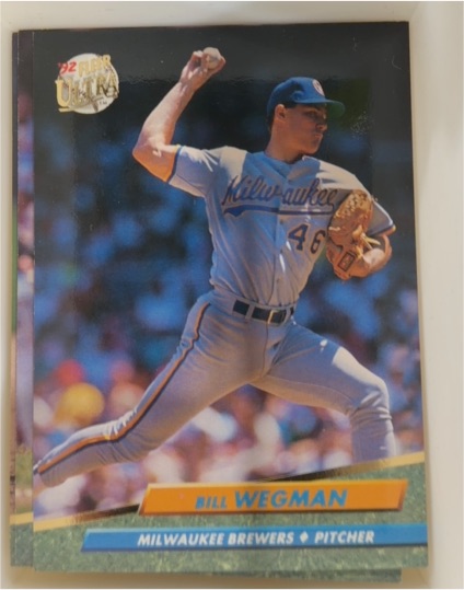 1992 Fleer Ultra #392 Bill Wegman — front