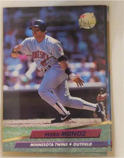 1992 Fleer Ultra #399 Pedro Munoz — front