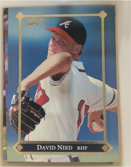 1992 Leaf Gold Leaf Rookies #BC-10 David Nied — front