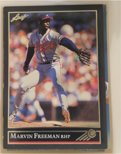 1992 Leaf #110 Marvin Freeman — front