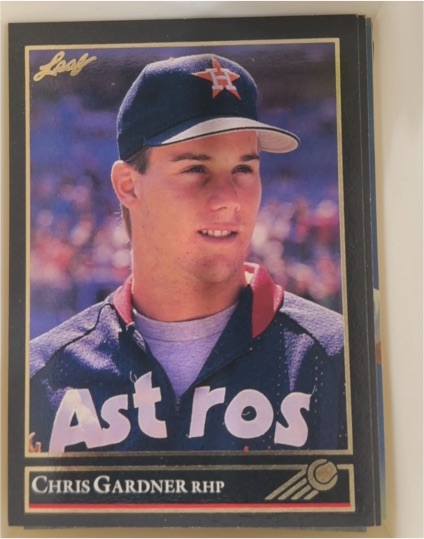 1992 Leaf #8 Chris Gardner — front