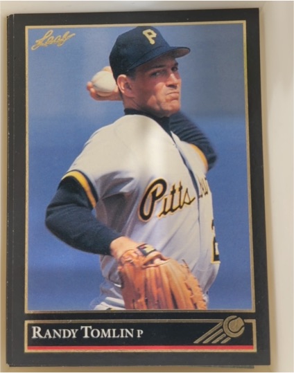 1992 Leaf Black Gold #256 Randy Tomlin — front