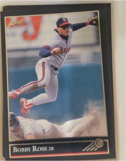 1992 Leaf Black Gold #250 Bobby Rose — front