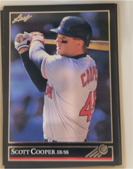 1992 Leaf #182 Scott Cooper — front