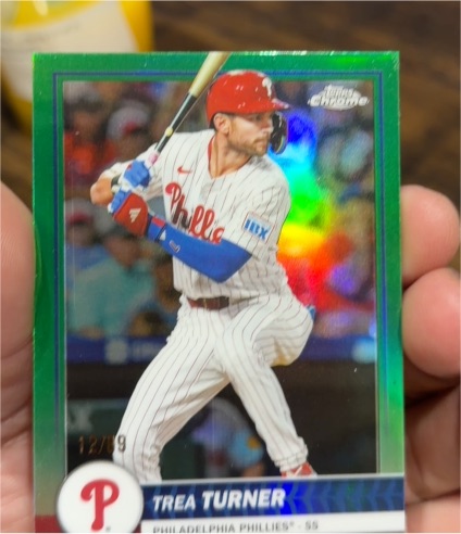 2024 Topps Chrome #169 Trea Turner — front