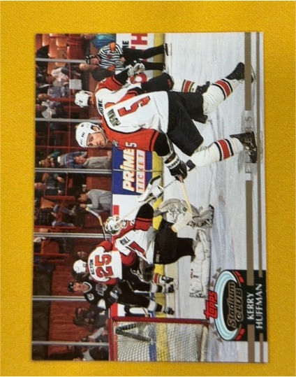 1992-93 Topps Stadium Club #381 Kerry Huffman — front