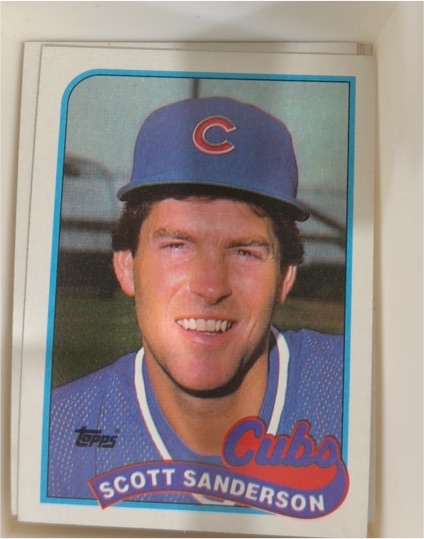 1989 Topps #212 Scott Sanderson — front