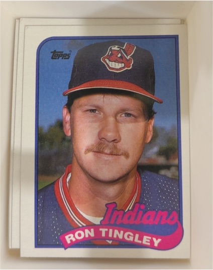 1989 Topps #721 Ron Tingley — front