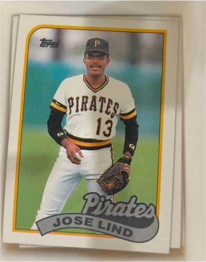 1989 Topps #273 Jose Lind — front