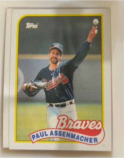 1989 Topps #454 Paul Assenmacher — front
