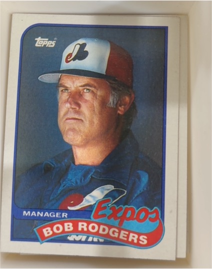 1989 Topps #474 Bob Rodgers — front