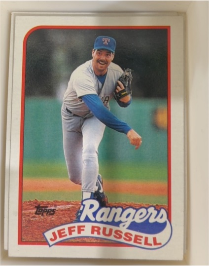 1989 Topps #565 Jeff Russell — front