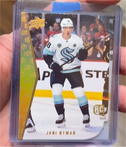 2025-26 Upper Deck Series 2 Rookie Tribute Die Cut #RTD-15 Jani Nyman — front