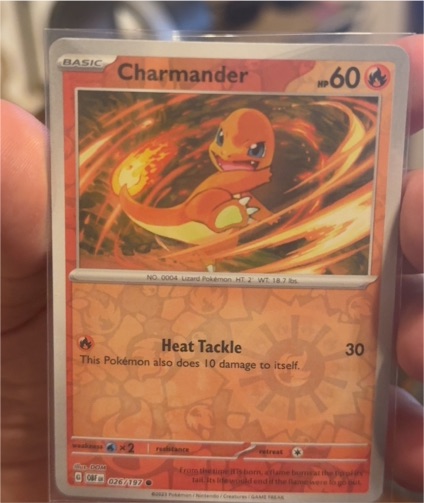 2023 Pokémon Scarlet & Violet Obsidian Flames #26 Charmander — front