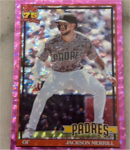 2026 Topps Series 1 #T91-78 Jackson Merrill — front