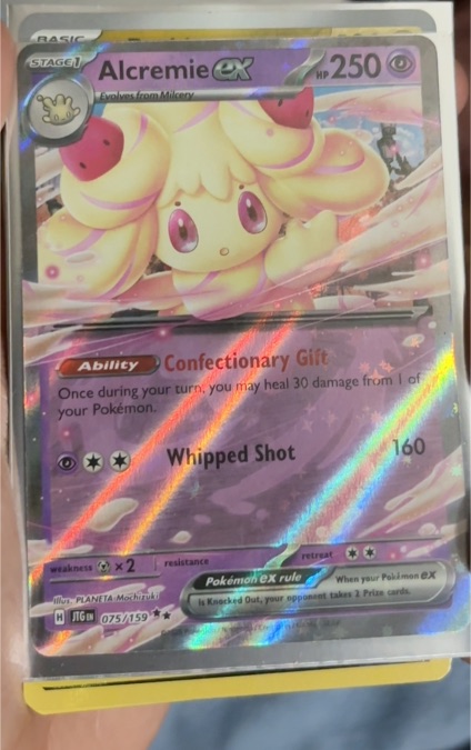 2025 Pokemon SV09: Journey Together #075 Alcremie ex — front