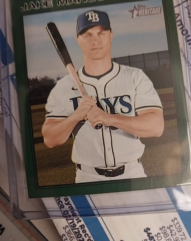 2026 Topps Heritage #227 Jake Mangum — front