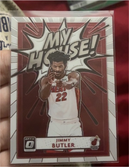 2020-21 Panini Donruss Optic #6 Jimmy Butler My House Miami Heat — front
