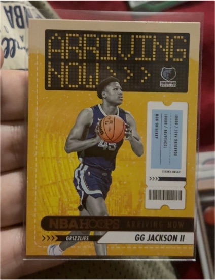 2023-24 Panini NBA Hoops Arriving Now #11 GG Jackson II — front