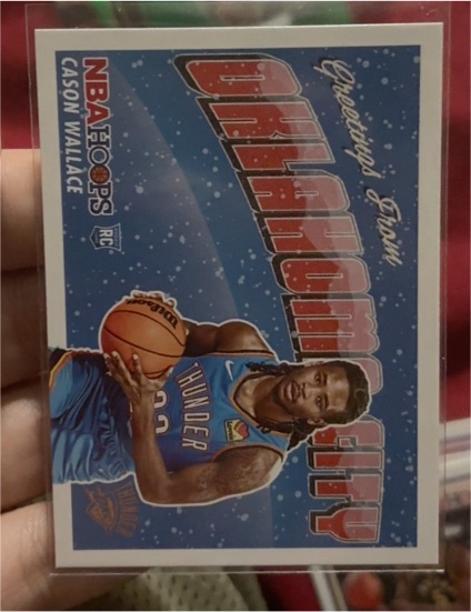 2023-24 Panini Hoops #10 Cason Wallace Rookie Greetings — front