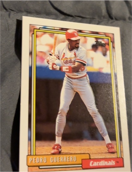1992 Topps #470 Pedro Guerrero — front